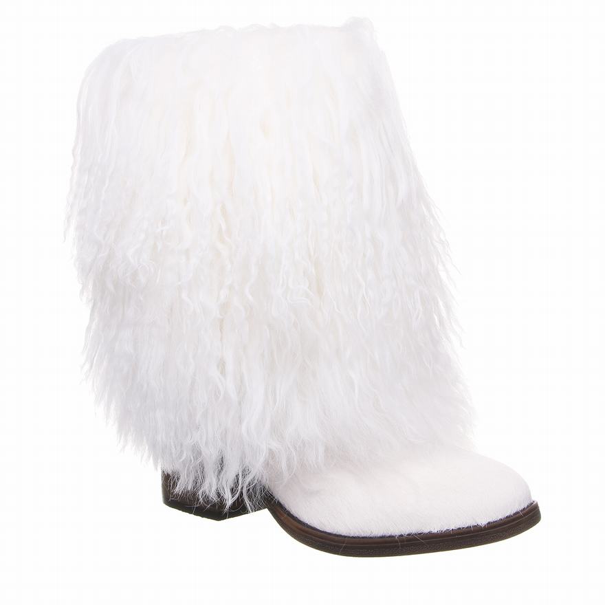 Bearpaw Boticia Winter Boots UK - Women's Boots White ||RJZXKA-470||